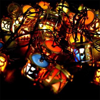 Led dhool Shaped String Lights for indoor outdoor wedding party decoration