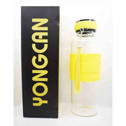 Yongcan 450ml Glass Bottle (Yellow)