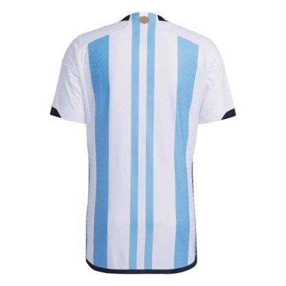 Argentina Home Authentic Jersey World Cup Football 2022