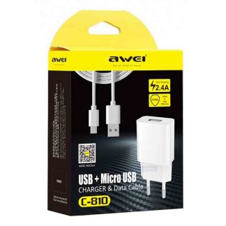 AWEI C-810 Charger & Data Cable Micro USB