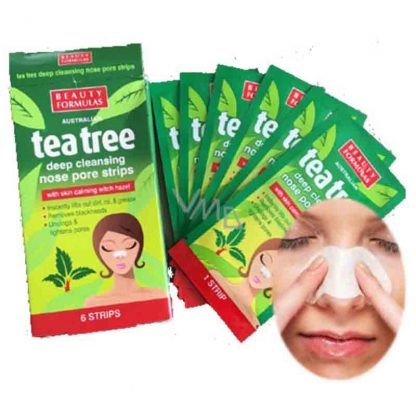 Beauty Formulas Tea Tree Deep Cleansing Nose Pore Strip -6pic Box