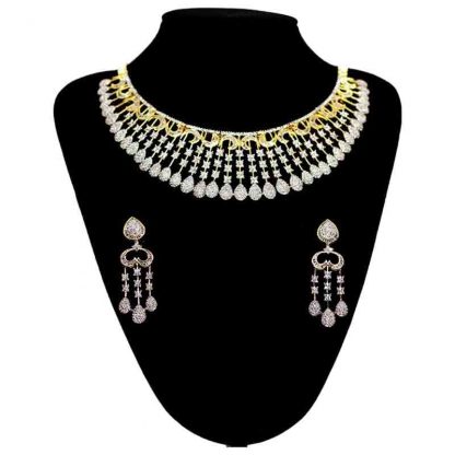 Exclusive AD Necklace with Earrings for Women