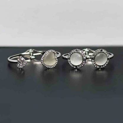 Silver Color Bracelet for Women and Girls