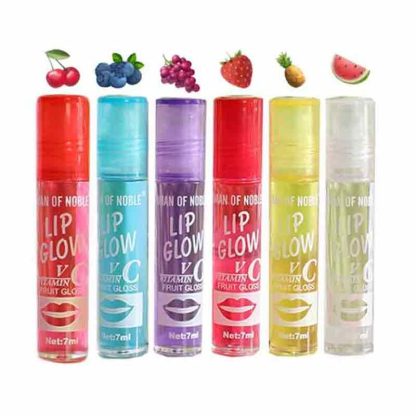 Fruit Gloss Lip Oil Care -6 Pcs (multicolor)