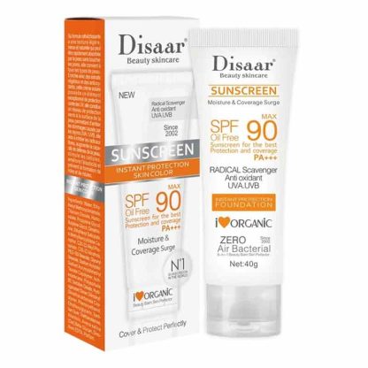 1 Pcs DISAAR SPF90 Sunscreen Sunblock Cream - 40g