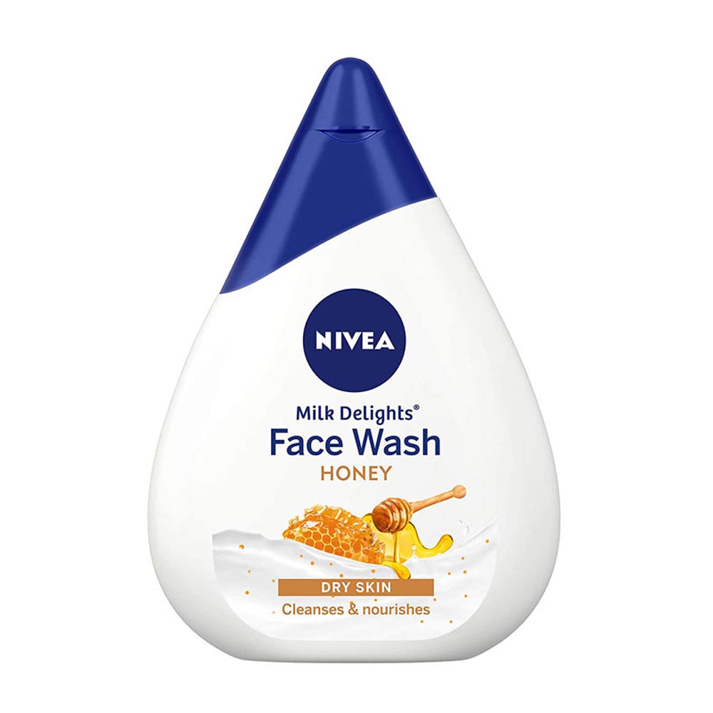 Nivea Face Wash Milk Delights Moisturizing Honey For Dry Skin 100ml