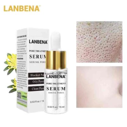 LANBENA Pore Treatment Serum Essence Shrink Pores Relieve Dryness Oil Control Firming Moisturizing Repairing Smooth Skin Care