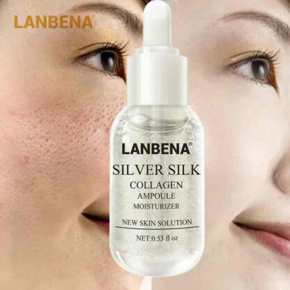 LANBENA Silver Silk Collagen Ampoule MOISTURIZER New Skin Solution