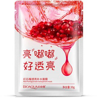 BIOAQUA Red Pomegranate Moisturizing Rejuvenating Transparent Mask 30gm