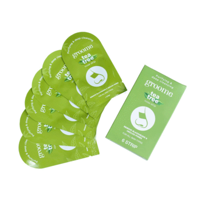 Groome Tea Tree Purifying & Deep Cleansing Nose Strips (Monthly Pack) 6 pcs