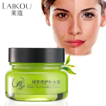 LAIKOU Green Tea Hydrating Whitening Face Cream - 55gm