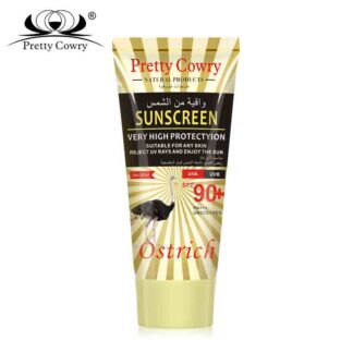 pretty cowry body and face sunscreen -Ostrich