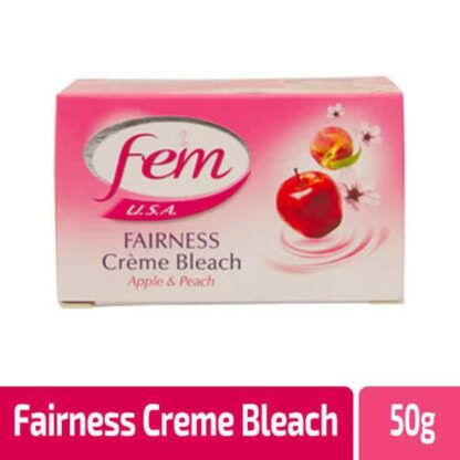 Fem Fairness Creme Bleach Apple & Peach 50g