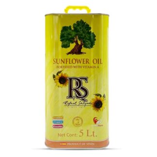 RS Sunflower Oil: 5 Litre Tin