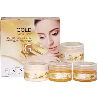 ELVIS BEAUTY Lustrous Glow Gold Facial Kit