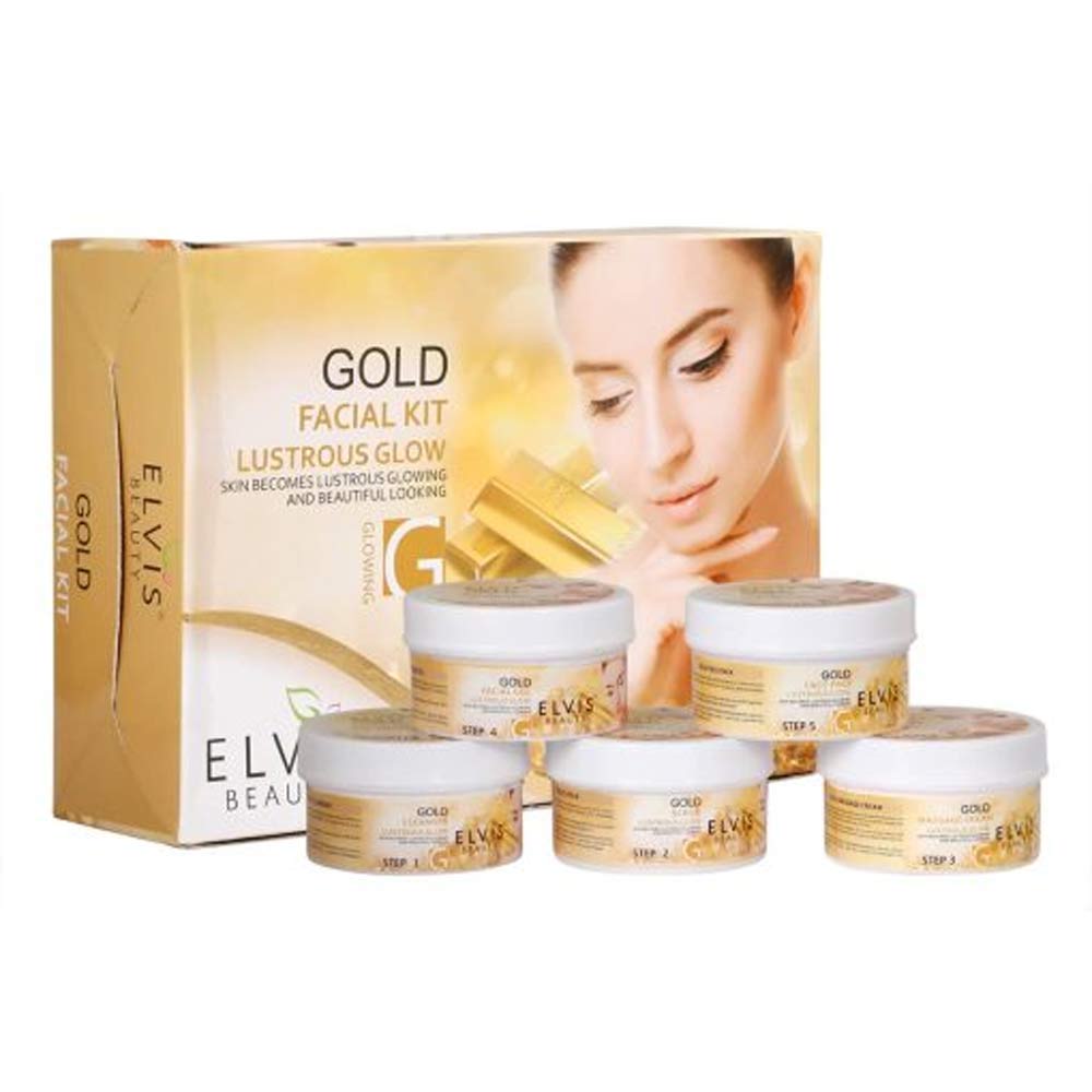 ELVIS BEAUTY Lustrous Glow Gold Facial Kit