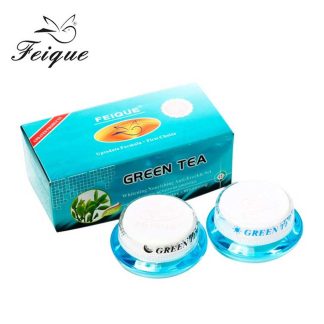 Feique Natural Acne for Skin Care Green Tea 2 in 1 Whitening Face Cream