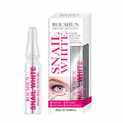 Roushun Magic Roll-on Snail White Eye Gel Soothing Anti-Aging Restoring Reduce Wrinkle