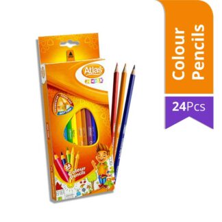 Atlas Junior Colour Pencils (24Pcs)