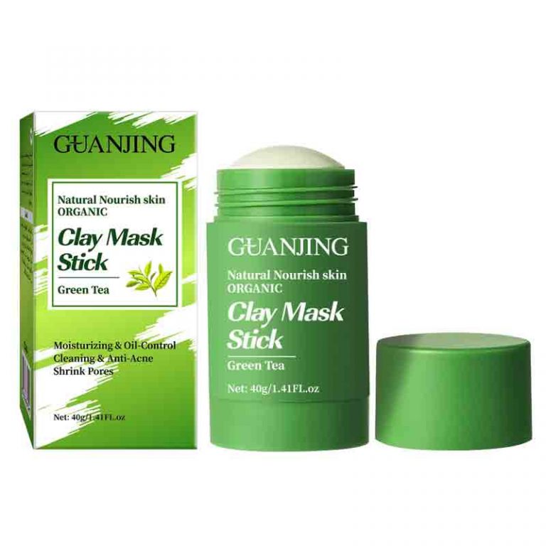 GUANJING Green Tea Natural Nourish Skin Clay Mask Stick 40g