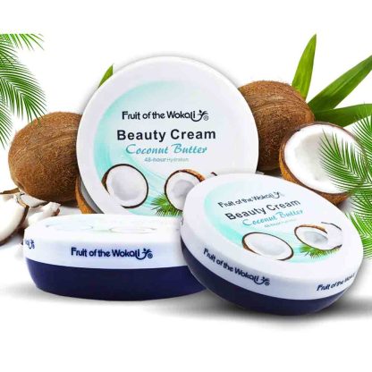 Wokali coconut face cream body based coconut oil beauty cream