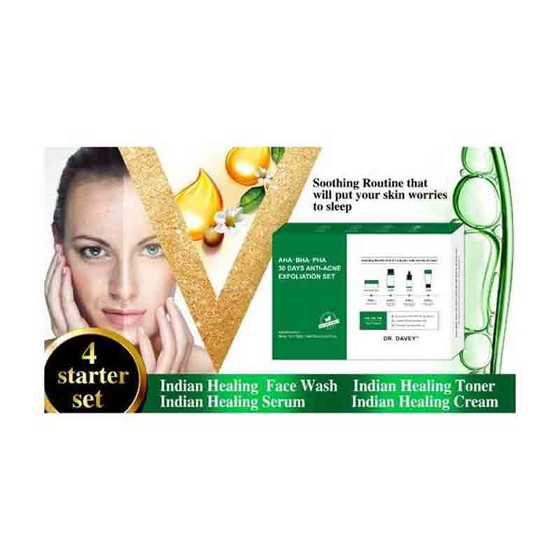 Dr. Davey AHA BHA PHA 30 DAYS ANTI ACNE EXFOLIATIONS SET