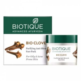 Biotique Bio Clove Purifying Anti-Blemish Face Pack For Oily And Acne Prone Skin