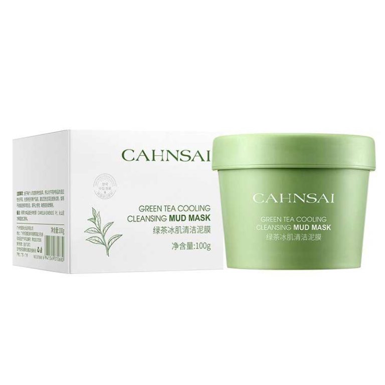 Cahnsai Green Tea Cooling Cleansing Mud Mask 100gm