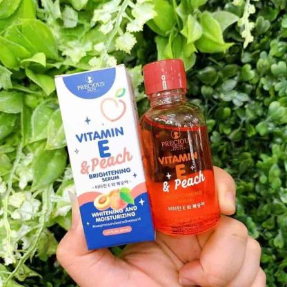 Vitamin E & Peach Brightening Serum 30ml by PRECIOUS SKIN (Thailand Authentic)