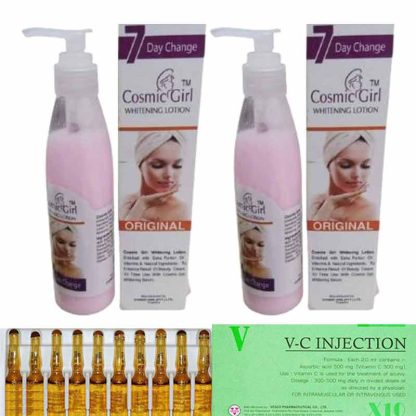 Cosmic Girl lotion and V-C Injection Combo