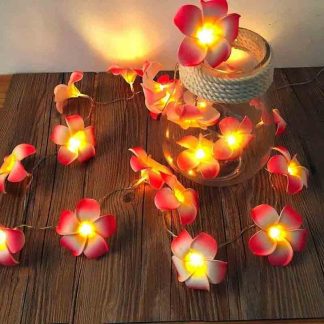 Wood Rose Flower Fairy Decorative Lights