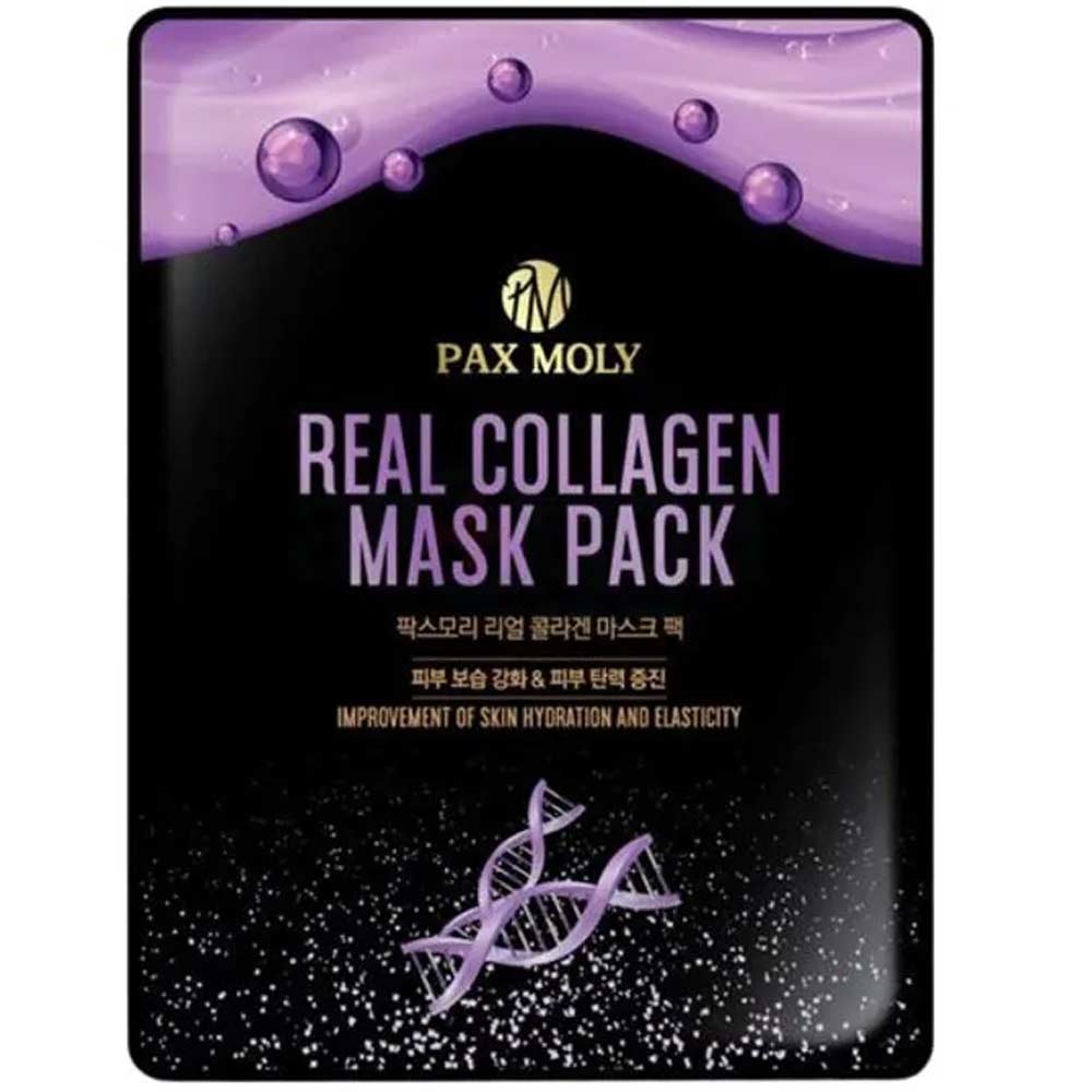 Pax moly real collagen mask pack