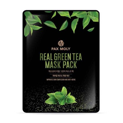 pax moly real green tea mask pack