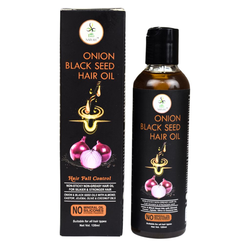Bio Nature Onion Black Seed Hair Oil -120ml