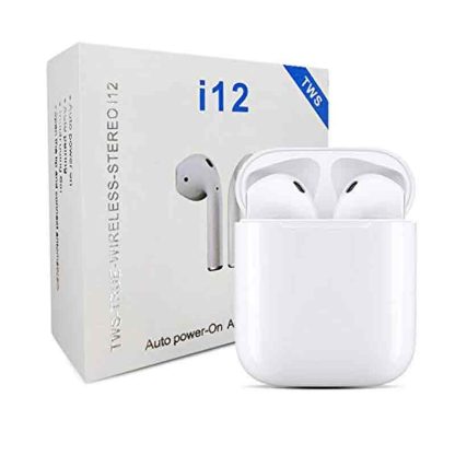 i12 Bluetooth Headset TWS Bluetooth 5.0 Noise Cancelling Touth Control Earphone With Charging Box