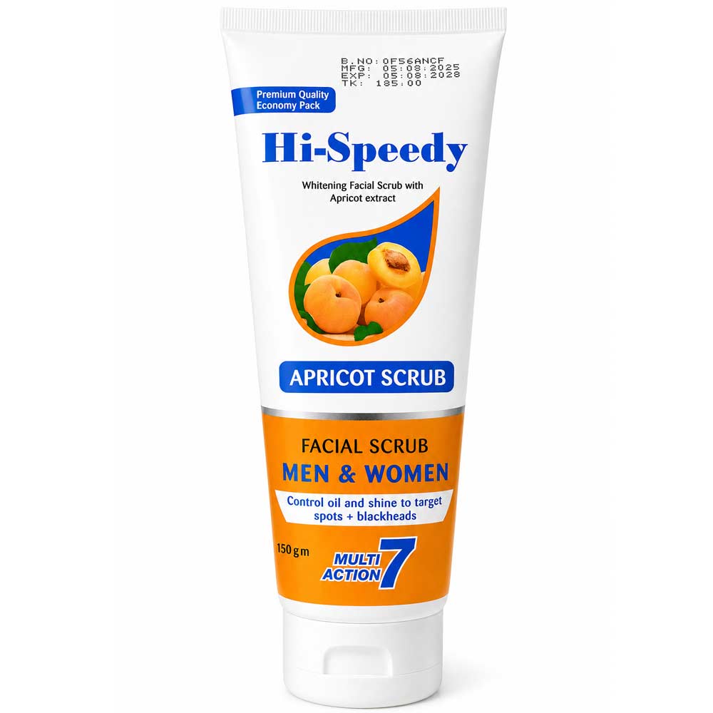 Hi-speedy facial apricot scrub - 250ml