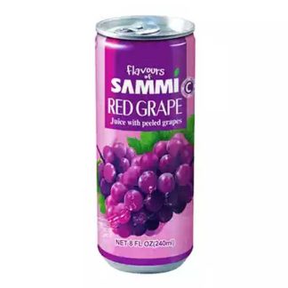 Grape drink is most important components in everyday life Made from the 100% fresh picked red grape Splash yourselves with a breath of pure refreshment Drinking grape juice helps your body absorb the good stuff To bringing you deliciously refreshing drinks that support your healthy lifestyle Net weight 240ml