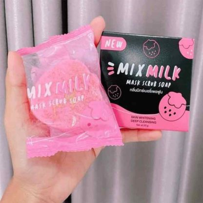 New Mix Milk Mask Scrub Soap -55g