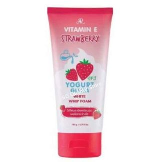 AR Vitamin E Strawberry Yogurt Gluta White Skin Facial Whip Foam Body Cream