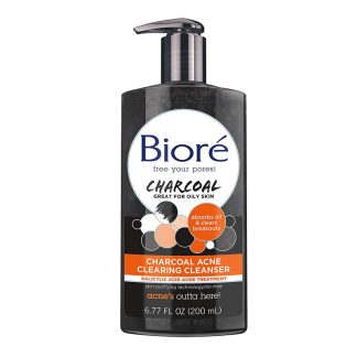 Biore Deep Pore Charcoal Cleanser -200ml