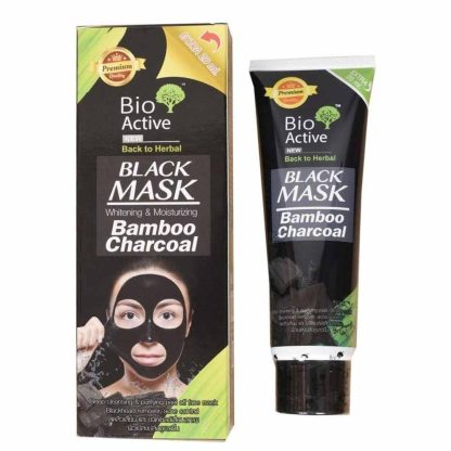 BIO ACTIVE BLACK MASK BAMBOO CHARCOAL 100G