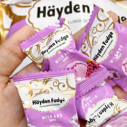 Hayden Fudge Milk and Grape Varieetal Aromas Candy