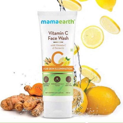 Herbal Mamaearth Vitamin C Face Wash, For Personal, Packaging Size: 100 Ml