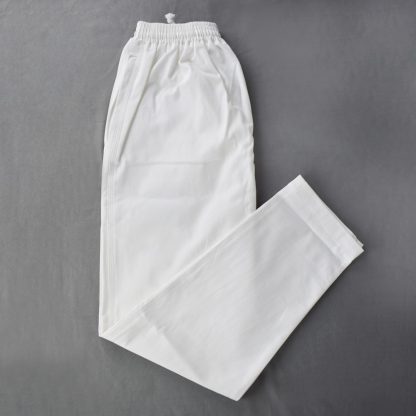 White Color Cotton Aligori Pajama