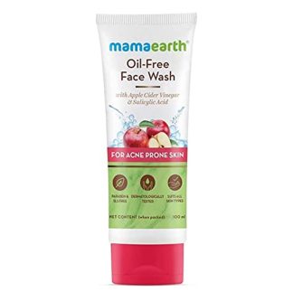 Mamaearth Oil-Free Face Wash with Apple Cider Vinegar & Salicylic Acid for Acne-Prone Skin–