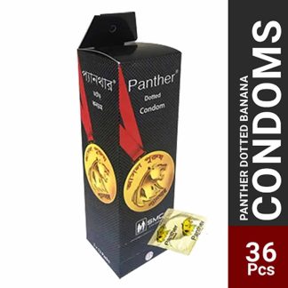 Panther Dotted Condom Full Box - 3x12=36pcs
