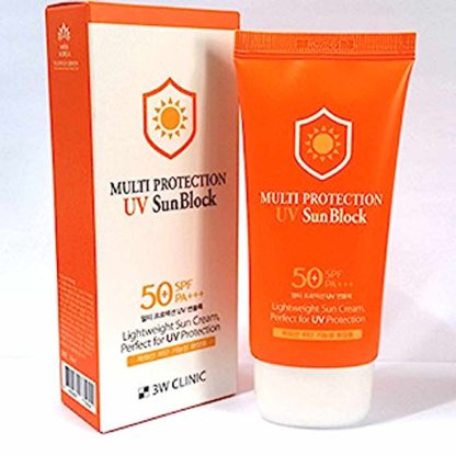 [3W CLINIC] Multi Protection UV Sun Block SPF50+PA+++ 70ml X 3EA