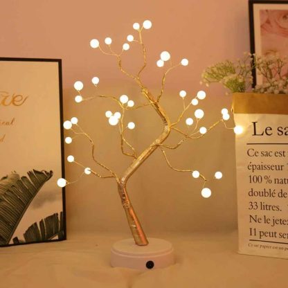 KHTO DIY Led Bonsai Tree Light