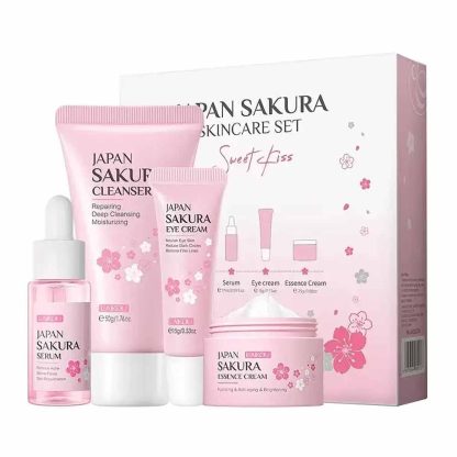 Laikou Japan Sakura Whitening Skin Care -4Pcs