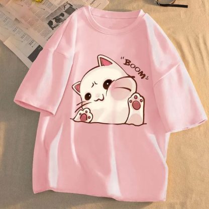 Boom Cat Printed T shirt